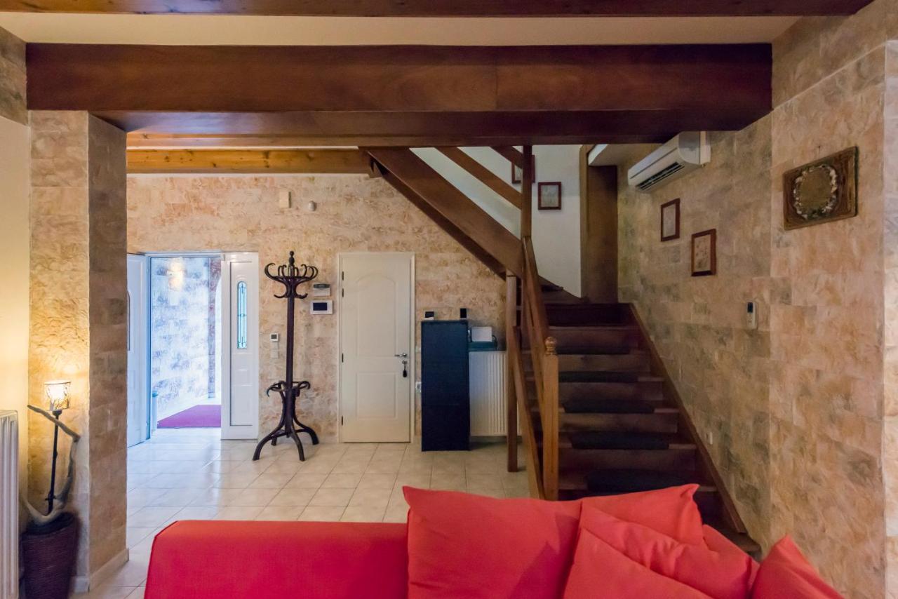 Villa Maxim With Private Pool & Tennis Court CChalikounas Buitenkant foto
